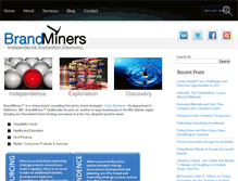 Tablet Screenshot of brandminers.com